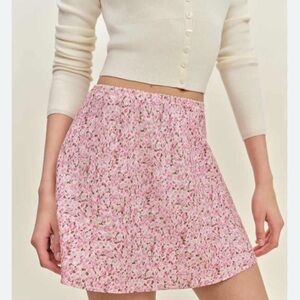 Reformation Brandy Linen Skirt - Rosin